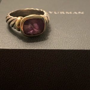 David Yurman Amethyst Size 6 Ring